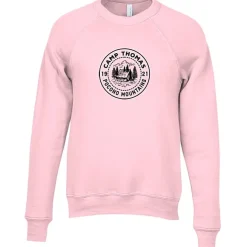 Bella+Canvas Solid Sponge Fleece Raglan Crewneck - Screen