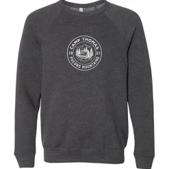 Bella+Canvas Solid Sponge Fleece Raglan Crewneck - Screen