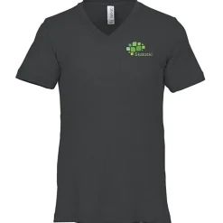 Bella+Canvas Tri-Blend V-Neck T-Shirt - Men's - Embroidered