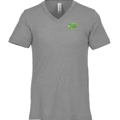 Bella+Canvas Tri-Blend V-Neck T-Shirt - Men's - Embroidered