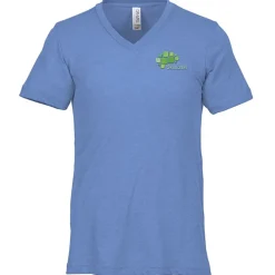 Bella+Canvas Tri-Blend V-Neck T-Shirt - Men's - Embroidered
