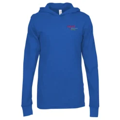 Bella+Canvas Unisex Long Sleeve Jersey Hoodie - Embroidered
