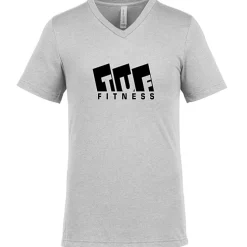 Bella+Canvas V-Neck T-Shirt - Men's - Heathers - Screen