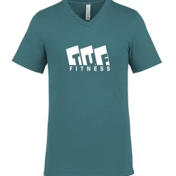 Bella+Canvas V-Neck T-Shirt - Men's - Heathers - Screen