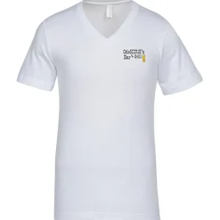 Bella+Canvas V-Neck T-Shirt - Men's - Embroidered