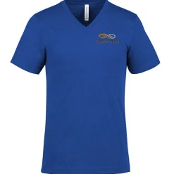 Bella+Canvas V-Neck T-Shirt - Men's - Heathers - Embroidered