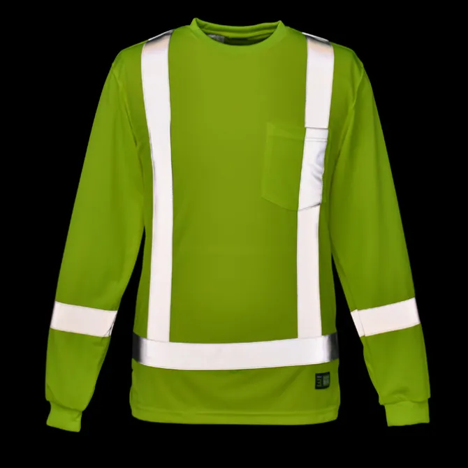 Berne Hi Vis Performance Long Sleeve T-Shirt