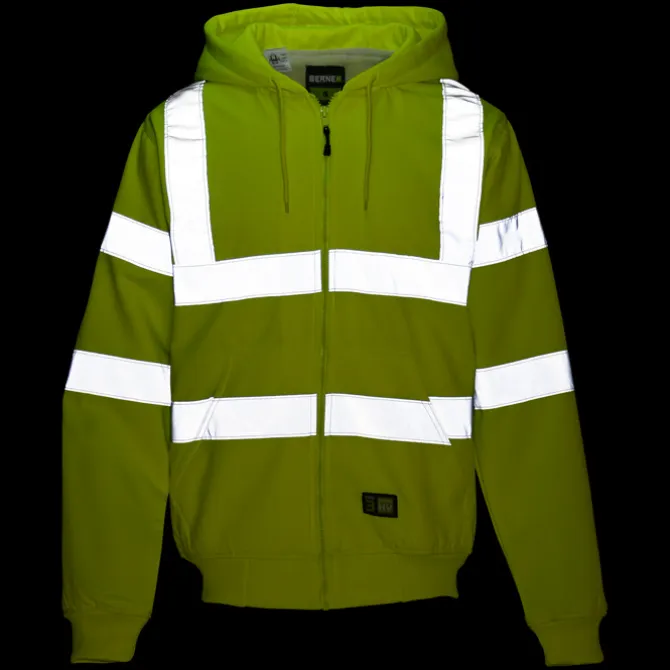 Berne Hi-Vis Thermal Lined Hoodie