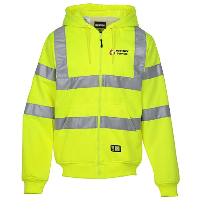 Berne Hi-Vis Thermal Lined Hoodie