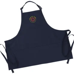 Bib Apron with Three Pockets