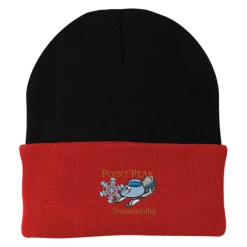 Big Cuff Knit Cap - Two Tone