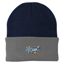 Big Cuff Knit Cap - Two Tone - 24 hr