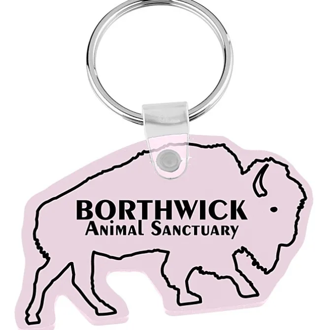 Bison Soft Keychain - Opaque