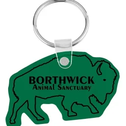 Bison Soft Keychain - Opaque