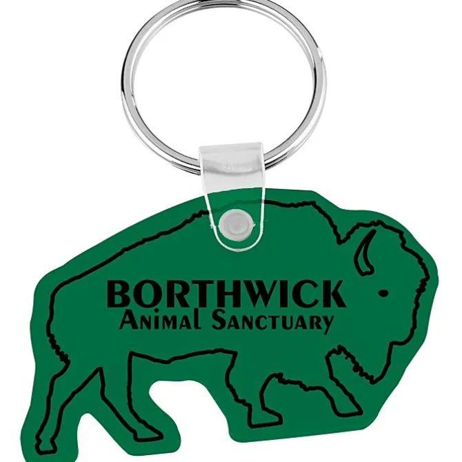 Bison Soft Keychain - Opaque