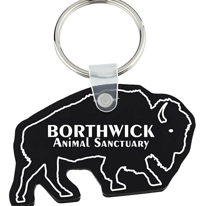 Bison Soft Keychain - Opaque