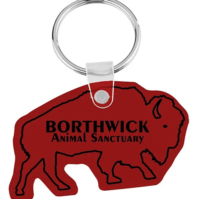 Bison Soft Keychain - Opaque