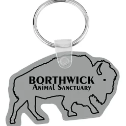 Bison Soft Keychain - Opaque