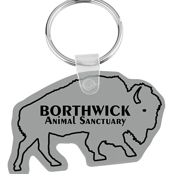 Bison Soft Keychain - Opaque