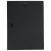 Black Glass Wall Plaque - 12 inches