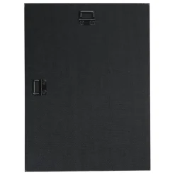 Black Glass Wall Plaque - 12 inches
