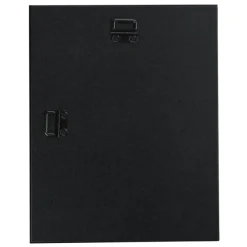 Black Glass Wall Plaque - 10 inches