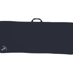 Black Loop Waffle Golf Towel - 17 inches x 40 inches - 24 hr