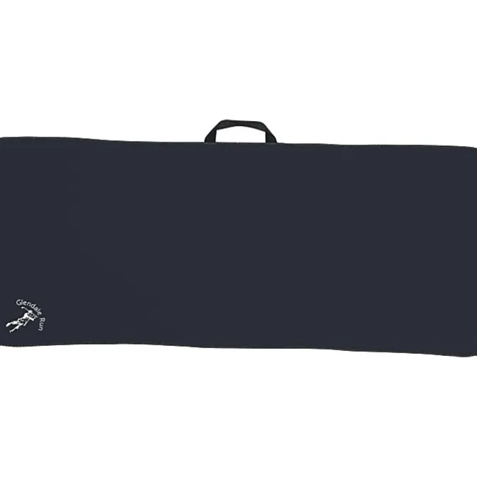 Black Loop Waffle Golf Towel - 17 inches x 40 inches - 24 hr
