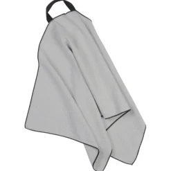 Black Loop Waffle Golf Towel - 17 inches x 40 inches - 24 hr