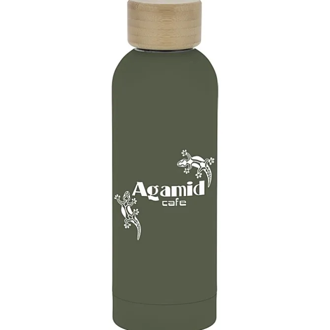 Blair Vacuum Bottle with Bamboo Lid - 17 oz - 24 hr