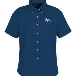 Blue Generation Fine SS Twill Shirt - Ladies'