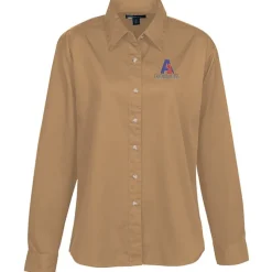 Blue Generation LS Stain-Resistant Twill Shirt - Ladies'