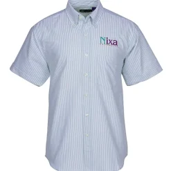 Blue Generation Short Sleeve Oxford - Men's - Stripes