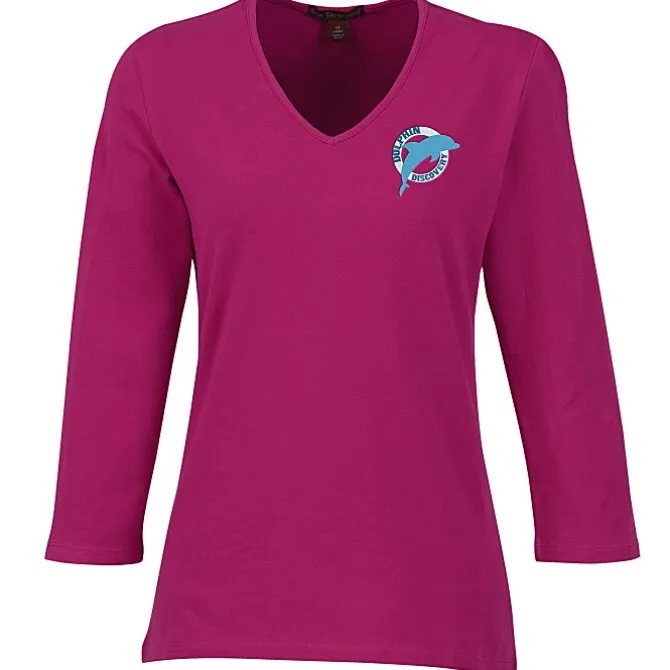 Blue Generation 3/4 Sleeve Tee - Ladies'