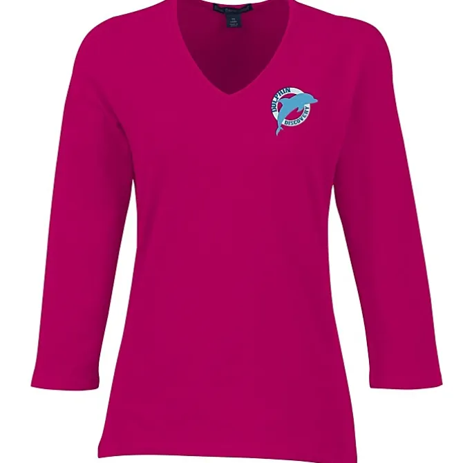Blue Generation 3/4 Sleeve Tee - Ladies'