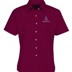 Blue Generation SS Stain-Resistant Twill Shirt - Ladies'