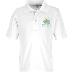 BLU-X-DRI Stain Release Performance Polo - Youth