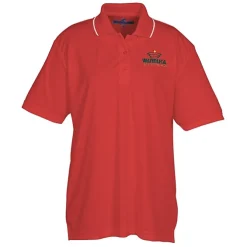 BLU-X-DRI Stain Release Performance Tipped Polo - Ladies'
