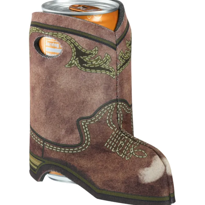 Boot Pocket Can Holder - Full Color - Cowboy Boot