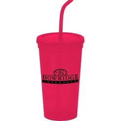 Brilliantly Bent Straw Tumbler - 22 oz. - 24 hr