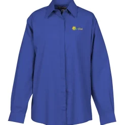 Broadcloth Café Shirt - Ladies'