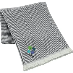Brooks Brothers Coastal Throw Blanket