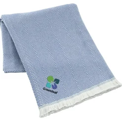 Brooks Brothers Coastal Throw Blanket