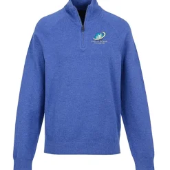 Brooks Brothers Cotton Blend 1/4-Zip Sweater