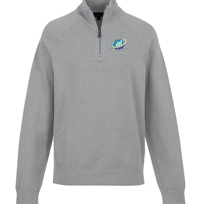 Brooks Brothers Cotton Blend 1/4-Zip Sweater