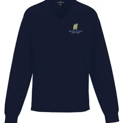 Brooks Brothers Cotton Blend V-Neck Sweater - Men's