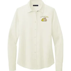 Brooks Brothers Full Button Satin Blouse