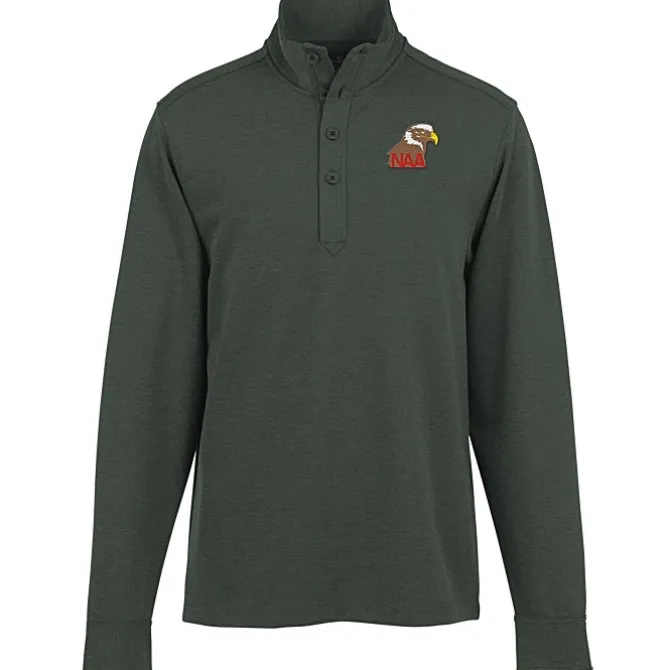 Brooks Brothers Mid Layer Stretch 1/2-Button Fleece Pullover - Men's