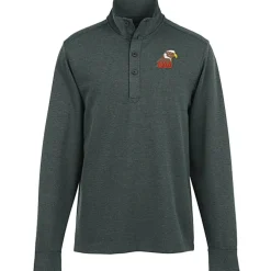 Brooks Brothers Mid Layer Stretch 1/2-Button Fleece Pullover - Men's