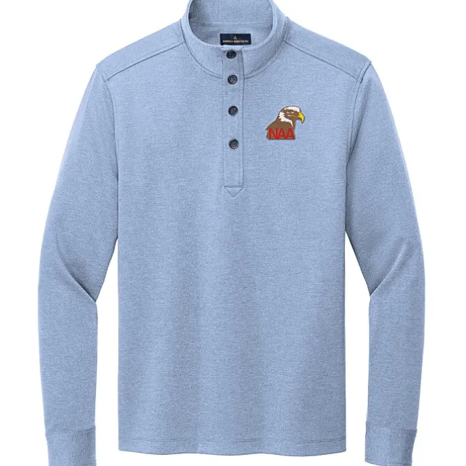 Brooks Brothers Mid Layer Stretch 1/2-Button Fleece Pullover - Men's